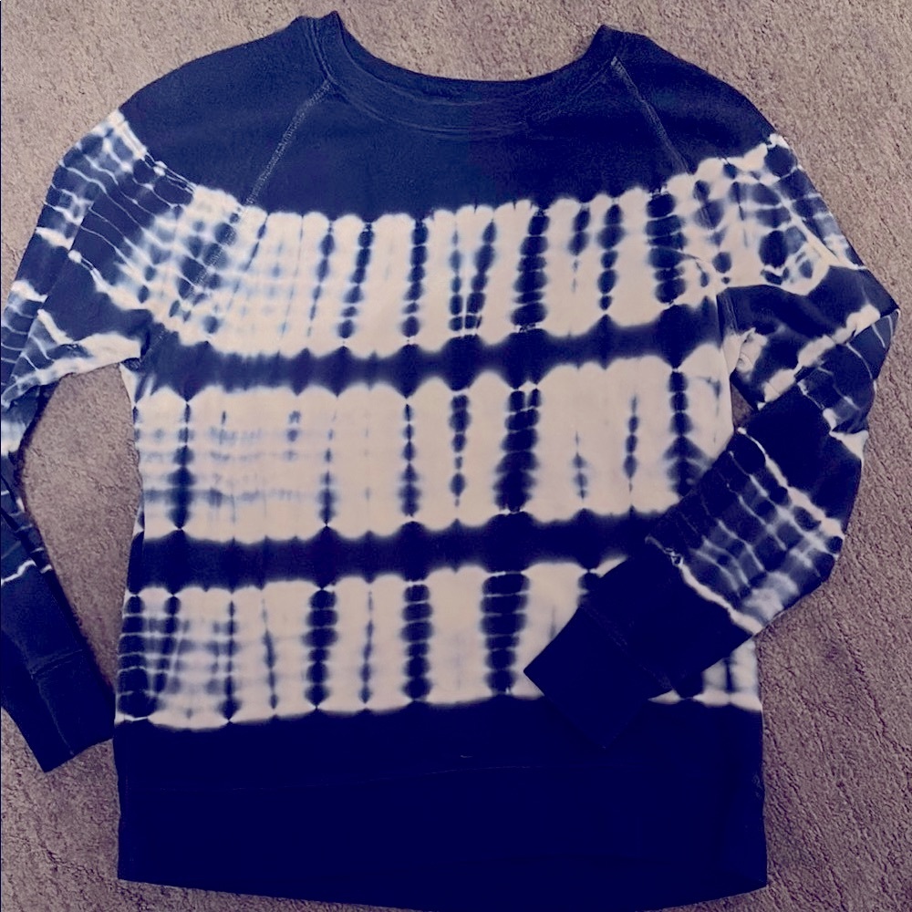 Tie-Dye Navy Sweater